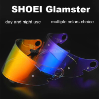 Glamster CPB-1V หมวกกันน็อค Visor รถจักรยานยนต์เลนส์ย้อนยุคหมวกกันน็อค Visor เลนส์หมวกกันน็อคอุปกรณ์เสริมสำหรับ SHOEI Glamster ภาพจริง