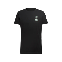 【Mammut 長毛象官方直營】Massone T-Shirt Wagon Men 舒適有機棉短袖T恤 男款 黑色 #1017-05203