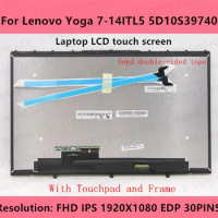For Lenovo YOGA 7-14ITL5 14" LCD FHD Display Touch Screen Assembly 5D10Y74820