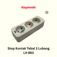 Stop Kontak Arde 3 Lubang / SK Arde Lampu 3L / Colokan Tanpa Kabel SNI Asli Kuningan Linux