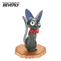 日本正版 BEVERLY 黑貓吉吉 立體水晶拼圖 36片 3D拼圖 水晶拼圖 公仔 模型 魔女宅急便 - 488477