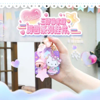 Sanrio Cartoon Animal Kuromi Hello Kitty Cinnamoroll Melody Pendant Keychain Action Figures Party Favors For Kids Birthday Gifts