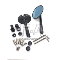 Spion Bulat AGV Original Retro Classic Mirror Blue Spion Jokowi Universal Motor Variasi Fazzio Nmax 