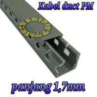 kabel duct PM 25X25 lubang abu / wiring duct 25mmX25mm / penutup kabel