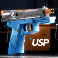 USP Shell Throwing Toy Gun Continuous Firing G17 Airsoft Pistol Children Handgun for Kid Adult Birthday Gift