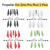 For Hubsan Zino Pro Plus/Zino 2 Plus Drone Propeller Colorful Replaceable Paddle Blades Wings Fans Spare Parts Accessories
