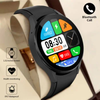 Lige Bluetooth Call Watch For Men Sports Clock AMOLED Smartwatch Temperature Monitoring Smart Watch Customizable Wallpapers New