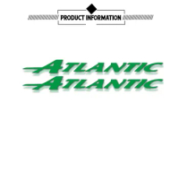 New motorcycle bicycle fuel tank sticker wheel helmet waterproof reflective logo for APRILIA ATLANTIC 125 250 300 400 500