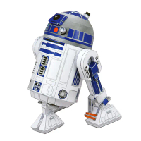 Robot Mecha R2-D2 Model Kertas Hiasan Kraf Model Kertas 3D Buatan Tangan DIY