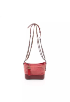 Chanel 二奢 Pre-loved Chanel Gabriel De Chanel Small hobo chain shoulder bag suede leather pink Burgundy Combination metal fittings