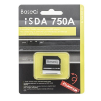 BaseQi Dell 750A Aluminum Stealth drive Micro SD/TF Card Adapter SD Card Reader For Dell XPS 15-inch (9550) and Dell m5510
