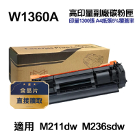 【Ninestar】HP W1360A 136A 高印量副廠碳粉匣 含晶片 適用 M211dw M236sdw