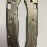 1 Pair TWill Titanium Alloy Grip Handle Scales for Benchmade Bugout 535 Knives