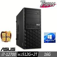 ASUS 華碩 WS760T 工作站 i7-12700/16G/M.2-512GB+2TB/W11P