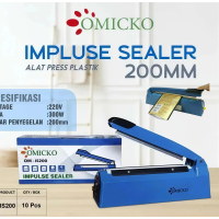 impulse sealer OMICKO 20cm, 30cm alat press plastik Neww / PRESS PLASTIK / PEREKAT PLASTIK / MESIN P