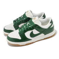 【NIKE 耐吉】休閒鞋 Wmns Dunk Low LX 女鞋 綠 白 Gorge Green 皮革 膠底 仿鴕鳥皮(FJ2260-002)