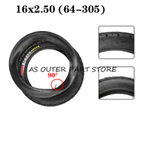 16x2.50 64-305 inner outer tire Fit for Electric Bikes Kids Bikes, Small BMX and Scooters