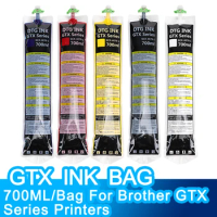 Hot Sale 700ML GTX Ink Bag With One Time Chip DTG Ink Bag For Brother GTX-422 GTX-423 GTX-425 GTX-600 GTXPRO GTX Ink Bag Printer