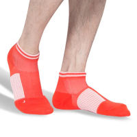 【蒂巴蕾】男款壓縮運動襪Compression 足弓緩(橘色1雙組/運動襪/男襪/足弓襪)