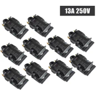10pcs 13A Electric Kettle Thermostat Switch 2 Pin Terminal Kitchen Appliance Parts Kettle Steam Switch Accessories