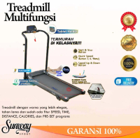 J03 Treadmill Pomo alat fitness lari olahraga fitnes treadmil joggin