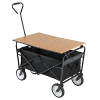 Wagon trolley camping equipment Foldable wagon trolley camping Beach Shopping camping wagon
