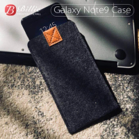 for samsung note 9 case ,for samsung note 8 Ultra-thin Handmade Woolen Felt Cover Mobile Phone Handmade bags 6.4inch Dark Grey