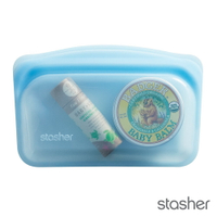 美國Stasher 白金矽膠密封袋-長形藍 ST0101005A