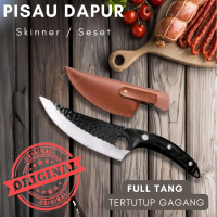 Pisau Dapur Skinner Black Shadow Professional Multifungsi 6 inci | Baja Anti Karat | Tebal ±4mm | Pe