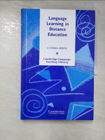 【書寶二手書T8／語言學習_KOD】Language Learning in Distance Education_White, Cynthia