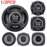 2PCS 12V Car Speakers 4/5/6 Inch Full Range Frequency Car Audio Music Stereo Subwoofer High Sensitivity Car HiFi Coaxial Speaker