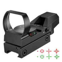 Reflex 4 20mm Rail Riflescope Hunting Optics Holographic Red Dot Sight Reflex 4 Reticle Tactical Scope Collimator Sight