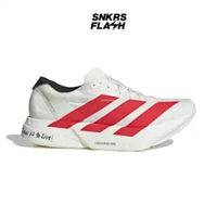 Sepatu Lari Pria ADIDAS ADIZERO ADIOS PRO 4 WHITE BETTER SCARLET - JR6363 40.7