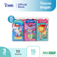 Tissue Tessa Facial HKSTD 10sx6 3p - Tissue Travel Pack - 5 Pack - Tisu Travel Pack