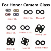 2PCS/Lot,Rear Back Camera Glass Lens Cover For Huawei Honor 6X 7X 8X MAX 8A 8C 9i 9 10 Lite Stickers Adhesive Replacement Parts