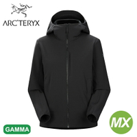 【ARC'TERYX 始祖鳥 女 Gamma MX軟殼連帽外套《黑》】30098/風衣/防潑水/超輕薄夾克