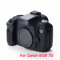 High Quality Soft Natural Silicone Protective Camera Case For Canon EOS 7D