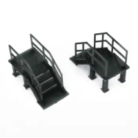 Outland Models Industrial Stairs 2 pcs 1:87 HO Scale Railroad Scenery