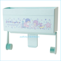 asdfkitty可愛家☆雙子星玩具車吸鐵式廚房紙巾收納架-日本正版商品