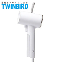 (福利品)日本TWINBIRD-高溫抗菌除臭 美型蒸氣掛燙機(白)TB-G006TWW
