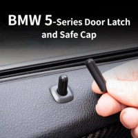 1PCS Car Rear Door Lock Pin Knob Cap for BMW 5 Series F10 F18 E39 X5 E53 520 525 523 528 530 X3 X4 F25 ABS Interior Accessories