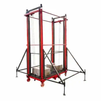 Ce 3M5M6M Lift Remote Control Mobile Climbing Platform Decoration Construction Indoor Freight Lift Electric Lifting Scaffolding