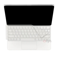 【ZIYA】Apple 13吋 iPad Air M2/ 12.9吋 iPad Pro 第3456代 巧控鍵盤保護膜(矽膠材質)