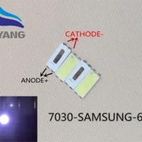 FOR repair Samsung tcl LCD TV LED backlight Article lamp SMD LEDs 7030 6V Cold white light 2000pcs/lot emitting diode