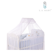 L.A. Baby  豪華全罩式嬰兒床蚊帳(小床用S/高雅婚紗白色)