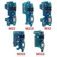 Dock USB Charger Charging Port Flex Cable Board For Samsung M21S M22 M31S M32 M51 M52