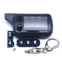 Tamarack TZ9010 Case Keychain for 2 way Car Alarm System Tomahawk TZ-9010 TZ-9030 TZ9030 key Fob TZ 9010 9030 LCD Remote Control