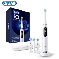 Oral B iO9 Plus 3D Smart Electric Toothbrush 7 Mode AI Tracking Ultimate Clean Brush Perfect Pressure Sensor Timer Charging Case