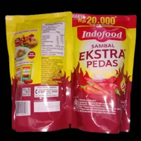 Indofood Saos Tomat 1Kg, Indofood Saos Extra Pedas 1Kg Indofood Saos Extra Pedas 1Kg (Merah)