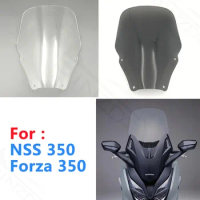 For HONDA Forza350 NSS350 Forza 350 NSS 350 Heightening Motorcycle Accessories Windshield Windscreen Wind Deflectors Transparent